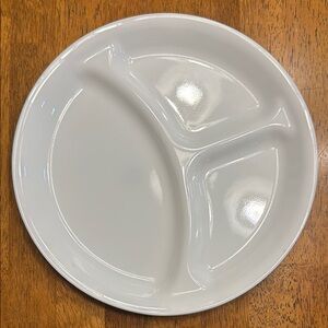 Corelle White Divided Dinner Plate